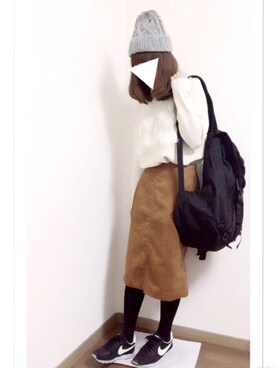 i-waさん（レディース・151cm）の冬コーディネート