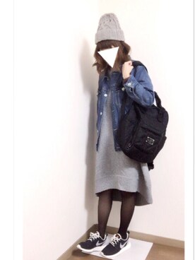 i-waさん（レディース・151cm）の冬コーディネート