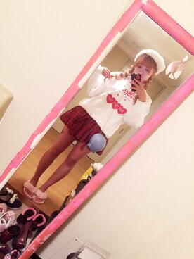 「BUBBLES（バブルス）のアイテム（バッグ）」を使った、ゆりいいいいさん（レディース・165cm）の秋コーディネート