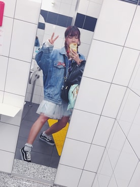 「Nile PERCH（ナイルパーチ）のアイテム（バッグ）」を使った、ゆりいいいいさん（レディース・165cm）の春コーディネート