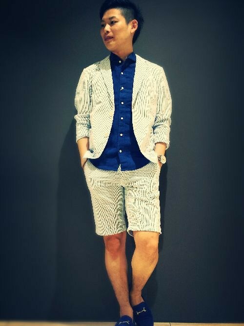 糸井 メンズビギ 広島パルコ店 Men S Bigiのテーラードジャケットを使ったコーディネート Wear