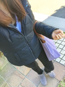 「BANANA REPUBLIC」｜「アイテム（ダウンジャケット/コート）」を使った、Honamoon🌙さん（レディース・167cm）の冬コーディネート