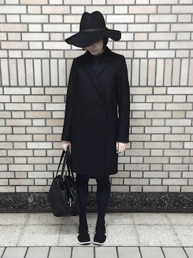 「COS（コス）のアイテム（ダウンジャケット/コート）」を使った、薄荷糖さん（レディース・160cm）の春コーディネート