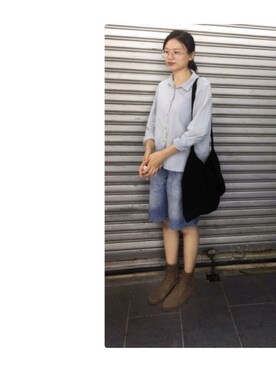 「NARS（ナーズ）のアイテム（口紅/リップティント/グロス）」を使った、Imbygさん（レディース・173cm）の秋コーディネート