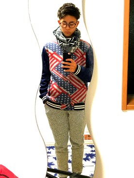 「イギリス」｜「アイテム（アクセサリー）」を使った、AKIHIRO  さん（メンズ・168cm）の秋コーディネート