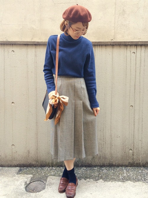古着屋rainbow Rainbow 原宿店 Vintageのニット セーターを使ったコーディネート Wear