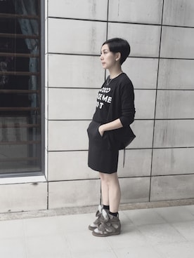 「ISABEL MARANT（イザベルマラン）のアイテム（その他シューズ）」を使った、Fiishhhさん（レディース・158cm）の春コーディネート
