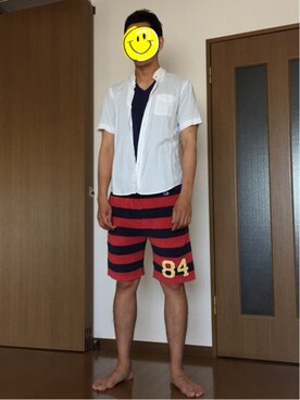 yuさん(メンズ・182cm)の夏コーディネート