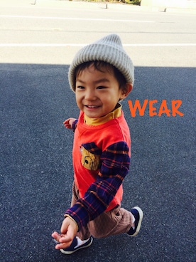 4614seiさん（キッズ・90cm）の秋コーディネート