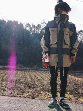 「NIKE ACG（ナイキエィシージー）のアイテム（ジャケット/アウター）」を使った、Sandanさん（メンズ・168cm）の冬コーディネート