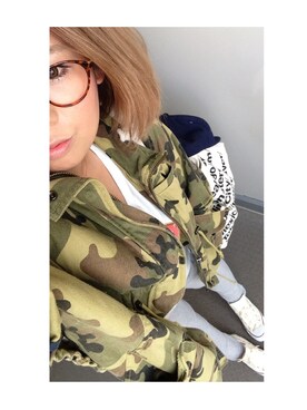 「スエット」｜「アイテム（ポンチョ）」を使った、yumixxxさん（レディース・156cm）の春コーディネート
