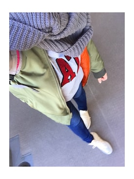 「スエット」｜yumixxxさん（レディース・156cm）の冬コーディネート