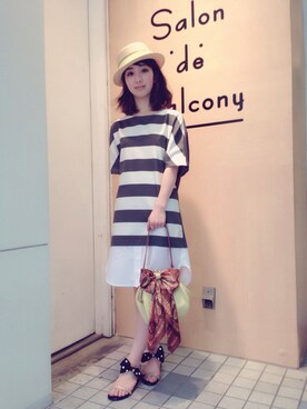 terahataさん（レディース・156cm）の春コーディネート