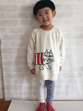 「スエット」｜suzuさん（キッズ・100cm）の春コーディネート