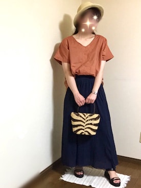 「7月WEAR夏のサンダル祭り」｜「アイテム（アナログ腕時計）」を使った、annnbさん（レディース・154cm）の夏コーディネート