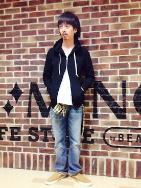 「buddy（バディ）のアイテム」を使った、kyouhei.watanabeさん（メンズ・170cm）の秋コーディネート