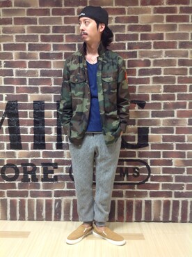 「buddy（バディ）のアイテム」を使った、kyouhei.watanabeさん（メンズ・170cm）の秋コーディネート