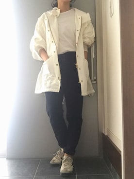 「rosebullet（ローズブリット）のアイテム（ジャケット/アウター）」を使った、サオルさん（レディース・153cm）の春コーディネート