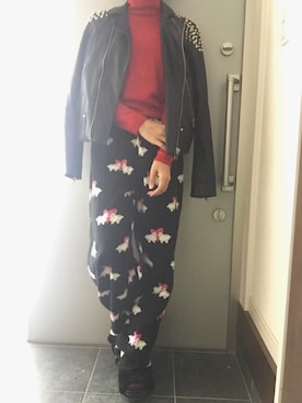 「Phebely（フィービリー）のアイテム」を使った、サオルさん（レディース・153cm）の秋コーディネート