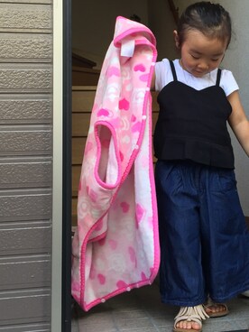 「babygap」｜「アイテム（キャミソール）」を使った、emiriさん（キッズ・90cm）の夏コーディネート