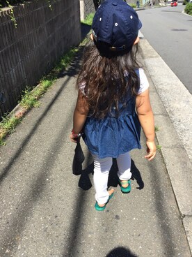 「FOREVER 21（フォーエバー トゥエンティーワン）のアイテム（その他）」を使った、emiriさん（キッズ・90cm）の夏コーディネート