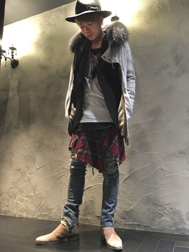 「JKT」｜motohisaさん（メンズ・175cm）の秋コーディネート