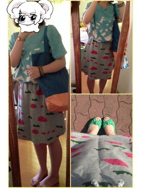 ぶたさん（レディース・155cm）の夏コーディネート