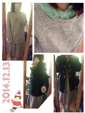 ぶたさん（レディース・155cm）の冬コーディネート