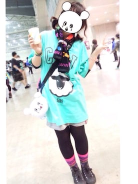 ぶたさんのコーディネート