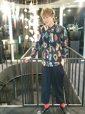 「ポール・スミス」｜「アイテム（アクセサリー）」を使った、ＫＯＵＧＡさん（メンズ・173cm）の夏コーディネート
