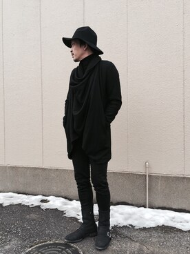 「SCHLUSSEL（シュリセル）のアイテム（その他アウター）」を使った、hirunさん（メンズ・175cm）の春コーディネート
