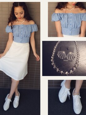 アンジュンさん（レディース・162cm）の夏コーディネート