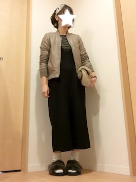 「URBAN RESEARCH ROSSO WOMEN（アーバンリサーチ　ロッソ）のアイテム（ブルゾン）」を使った、fumiさん（レディース・161cm）の冬コーディネート