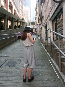 「CASIO（カシオ）のアイテム（その他）」を使った、Dinb Ngさん（レディース・163cm）の秋コーディネート