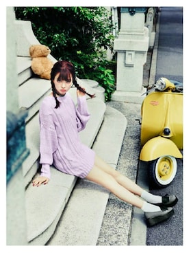 「厚底」｜Yagi Alissa fan さん（レディース・167cm）の春コーディネート