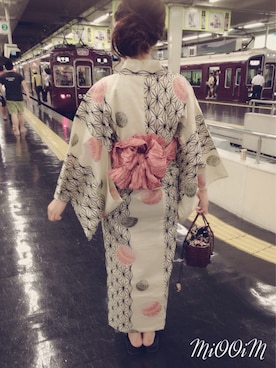 「花火」｜「アイテム（その他）」を使った、𝐌  さん（レディース・159cm）の夏コーディネート