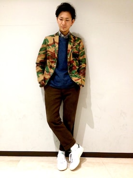 「A.P.C.（アーペーセー）のアイテム（トップス）」を使った、uedamitsuruさん（メンズ・168cm）の冬コーディネート