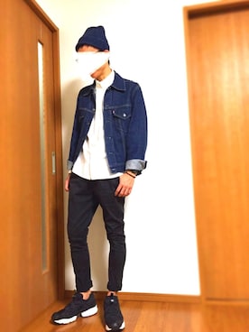 「Reebok（リーボック）のユニセックス リーボック インスタ ポンプフューリー ブラック Reebok INSTAPUMP FURY OG V65750（スニーカー）」を使った、とり吉さん（メンズ・174cm）の秋コーディネート