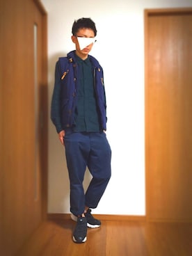 「Reebok（リーボック）のユニセックス リーボック インスタ ポンプフューリー ブラック Reebok INSTAPUMP FURY OG V65750（スニーカー）」を使った、とり吉さん（メンズ・174cm）の秋コーディネート