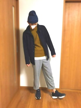 「Reebok（リーボック）のユニセックス リーボック インスタ ポンプフューリー ブラック Reebok INSTAPUMP FURY OG V65750（スニーカー）」を使った、とり吉さん（メンズ・174cm）の秋コーディネート