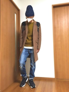 「Reebok（リーボック）のユニセックス リーボック インスタ ポンプフューリー ブラック Reebok INSTAPUMP FURY OG V65750（スニーカー）」を使った、とり吉さん（メンズ・174cm）の秋コーディネート