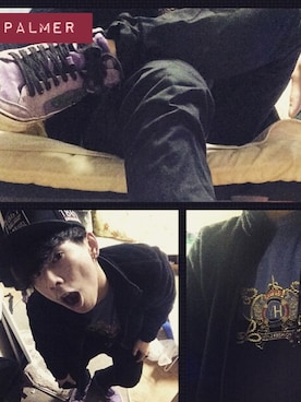 「sevens（セブンズ）のアイテム（帽子）」を使った、JOKERさん（メンズ・172cm）の冬コーディネート