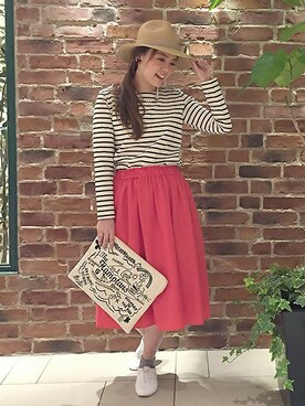 さとちゃんさん（レディース・155cm）の春コーディネート