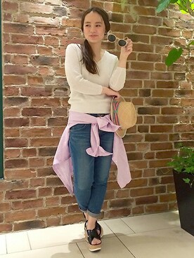 さとちゃんさん(レディース・155cm)の春コーディネート