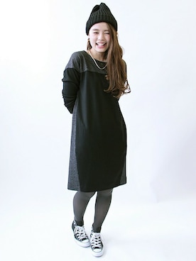 「千鳥柄」｜さとちゃんさん（レディース・155cm）の秋コーディネート