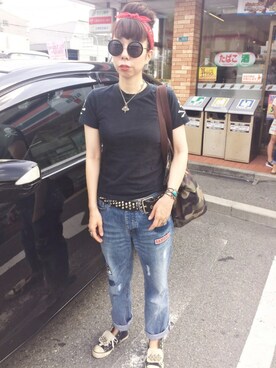 ちゃけ＆まこさん（レディース・159cm）の夏コーディネート