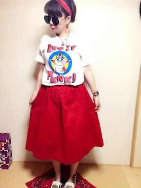 ちゃけ＆まこさん（レディース・159cm）の夏コーディネート