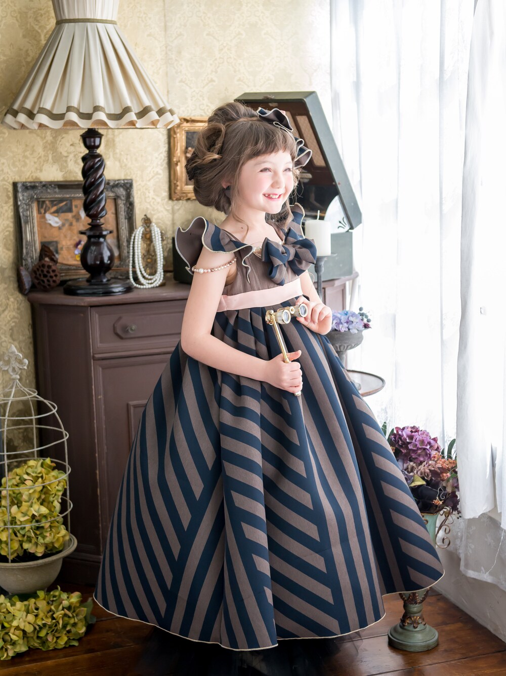 スノーイン大須キモノガールさんの「7歳ドレス」を使ったコーディネート