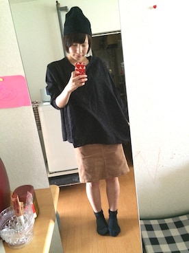 「CLOUDNINE（クラウドナイン）のアイテム（トップス）」を使った、みゆひな2さん（レディース・166cm）の春コーディネート