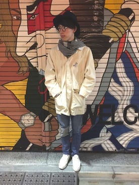 「EFFECTEN（エフェクテン）のアイテム（パンツ）」を使った、koukiさん（メンズ・171cm）の春コーディネート